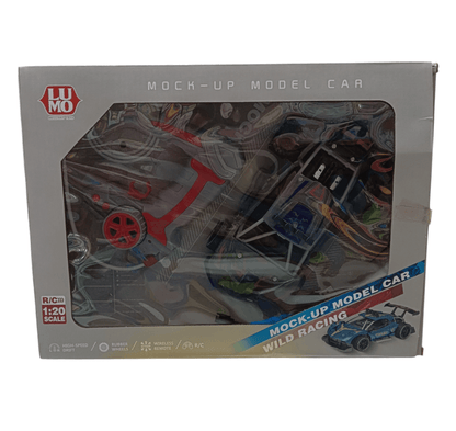 LUMO remote control racing car for kids wild racing mock-up model car in 120 scale box