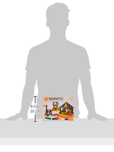 T-Rex the toyland Sitamarhi magnetic building sticks for kids colorful construction set with various shapes