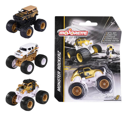 Majorette Limited Edition 9, Gold Rockerz 3 Assorted Multicolour, 3Y+ - T-Rex the toyland Sitamarhi