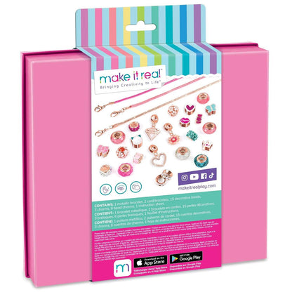 DIY charm bracelet kit for kids by T-Rex the toyland Sitamarhi with colorful charms and beads