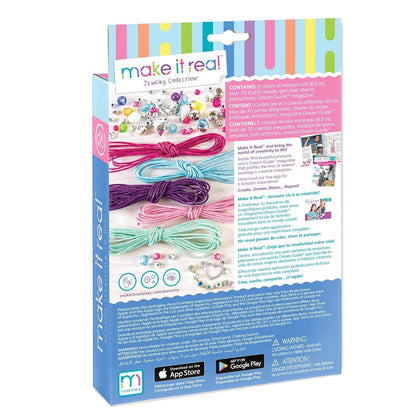 Rainbow bling bracelet kit by T-Rex the toyland Sitamarhi with colorful threads and beads for jewelry making