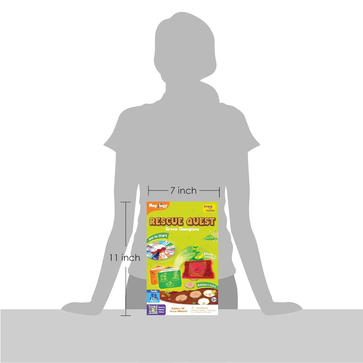 Rescue Quest board game for the family in colorful packaging, suitable for all ages