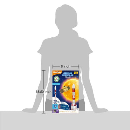 Educational solar system toys model kit showing rocket and satellite for space learning