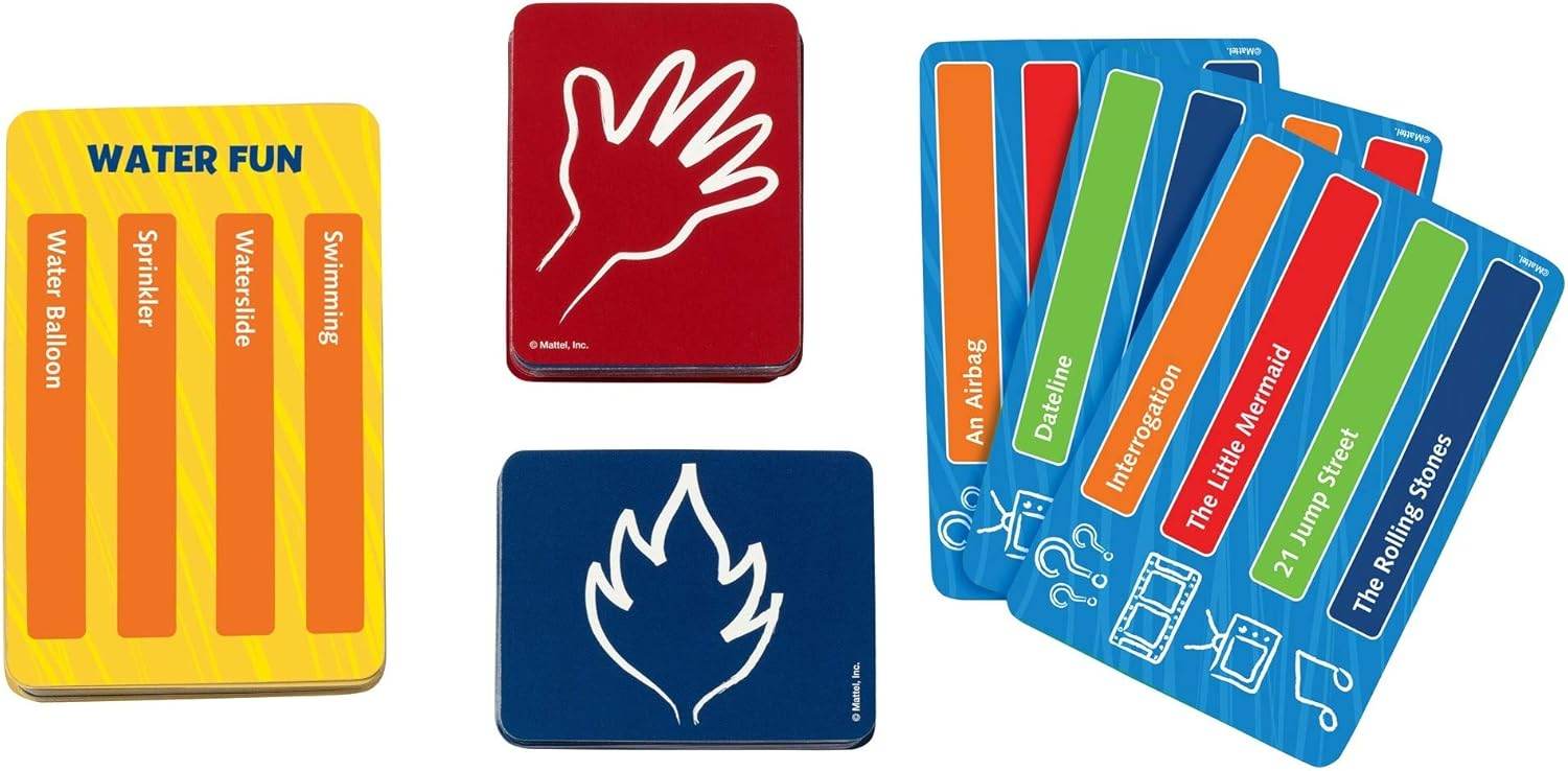 Pictionary card game for adults with colorful category and challenge cards from T-Rex the toyland Sitamarhi
