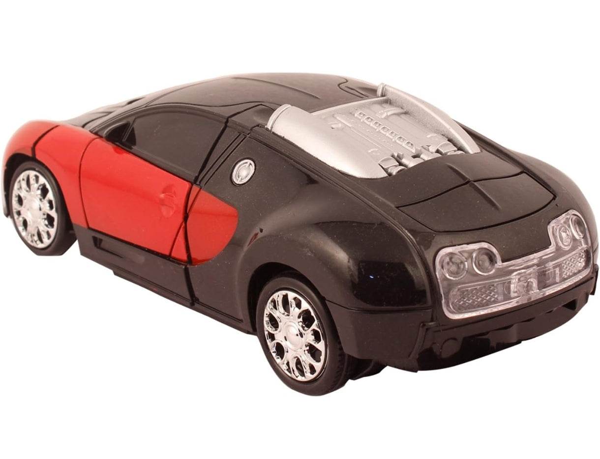 Mecha ARES- 2 in 1 Distortion Dual Model, Robot & Race Car Toy (Battery Operated) - with Bright Lights and Music - T-Rex the toyland Sitamarhi