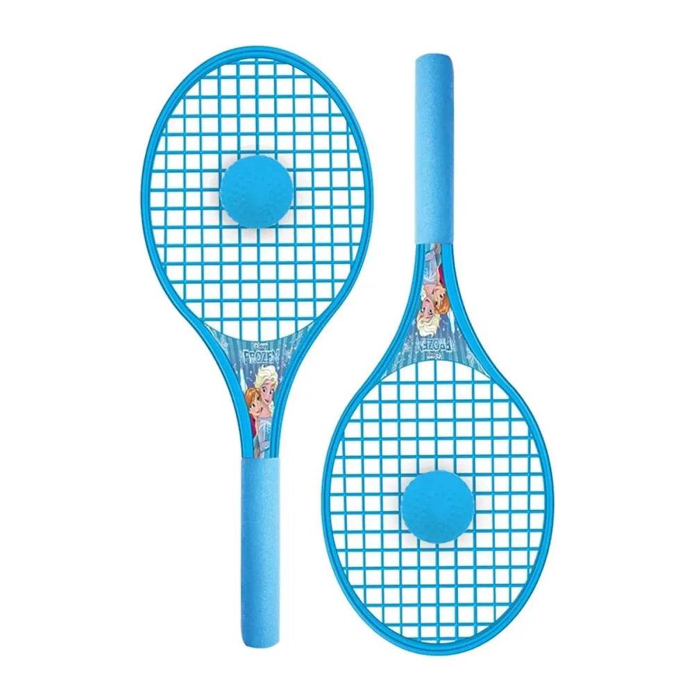 Blue Mickey Mouse tennis racket toy for kids aged 3-6 years featuring Mickey Mouse and Mickey design
