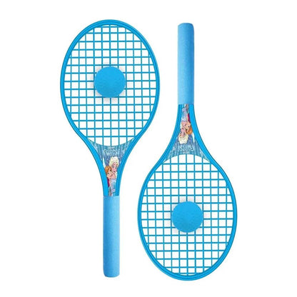 Blue Mickey Mouse tennis racket toy for kids aged 3-6 years featuring Mickey Mouse and Mickey design