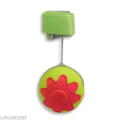 Millenium Yoyo Ball for kids in green and red with adjustable strap from T-Rex the toyland Sitamarhi