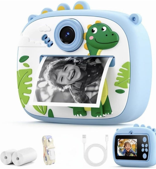 VikriDA Instant Print Camera for Kids | 1080P HD Digital Camera with Video Recording, Built-in Printer, Fun Filters & Stickers