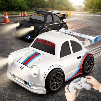 Remote Control RC Drift Racing Car Intelligent Motion Sensore with LED Lights Mini Dream Car Follow Me & Escape Mode Fall Resistant Toy Birthday Gift for for Kids Boys Girls