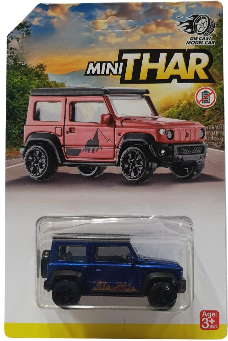 Ratnas KidsThrill Die Cast Mini Thar Toy Jeep