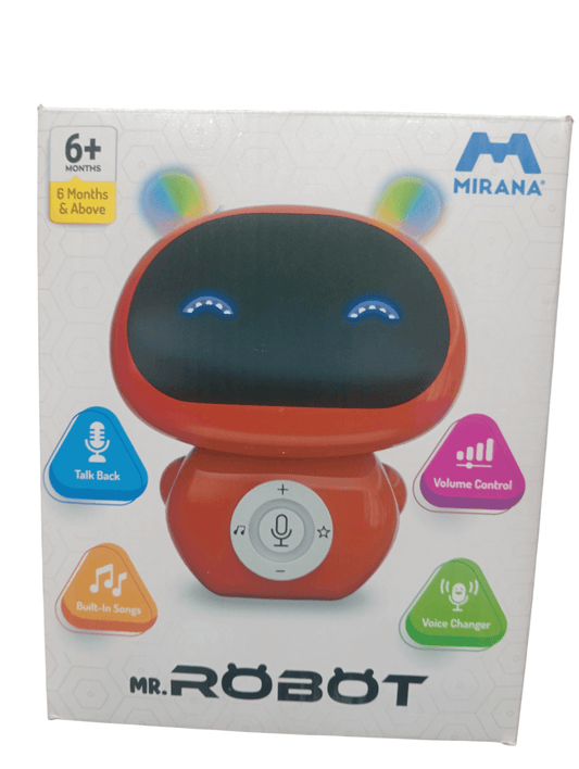 Mirana Mr. Robot interactive robot toy for toddlers with talk back and volume control