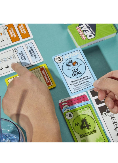 Monopoly Deal Card Game | Quick-Playing Card Game | Fun Games for Families and Kids | Ages 8 and Up | 2 to 5 Players | 15 Mins. | Travel Games - T-Rex the toyland Sitamarhi