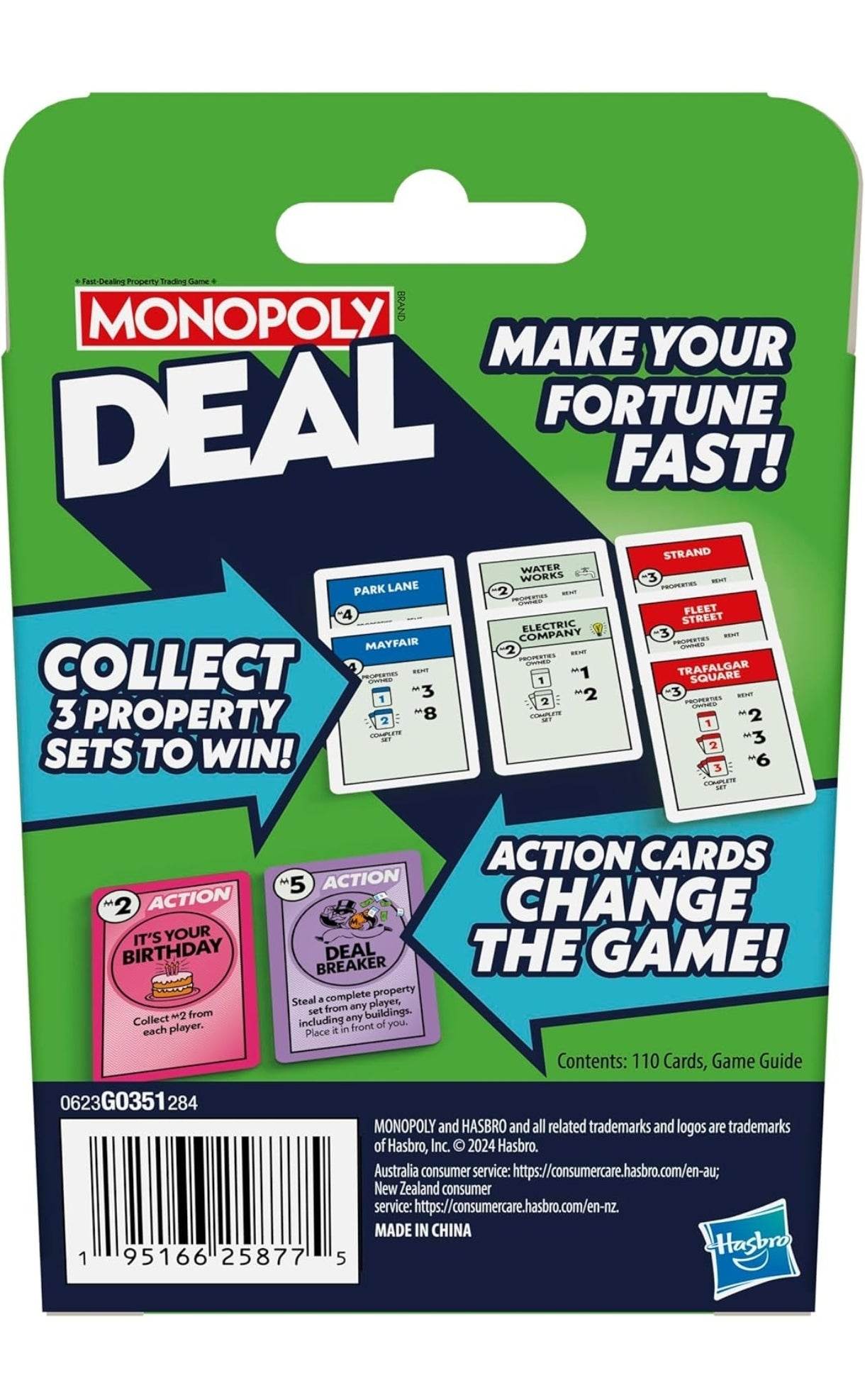 Monopoly Deal Card Game | Quick-Playing Card Game | Fun Games for Families and Kids | Ages 8 and Up | 2 to 5 Players | 15 Mins. | Travel Games - T-Rex the toyland Sitamarhi