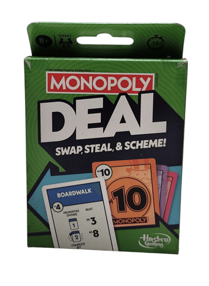 Monopoly Deal Card Game | Quick-Playing Card Game | Fun Games for Families and Kids | Ages 8 and Up | 2 to 5 Players | 15 Mins. | Travel Games - T-Rex the toyland Sitamarhi