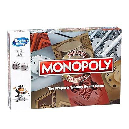 Monopoly Deluxe Edition Board Game, Fantasy Board Game, Games & Puzzles for Friends and Family, Board game for Boys and Girls Ages 8 years+ - T-Rex the toyland Sitamarhi