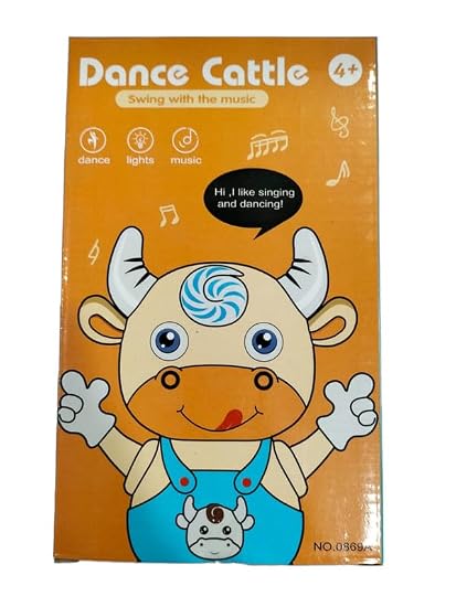 Colorful Dance Cattle musical instrument toy for 4+ years with lights and music features