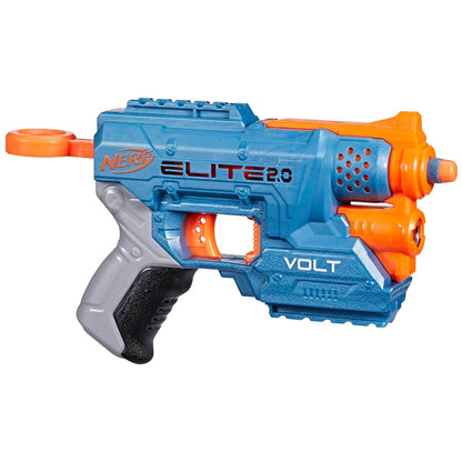 Hasbro NERF Volt SD-1 with darts in blue and orange toy gun from Elite 2.0 series