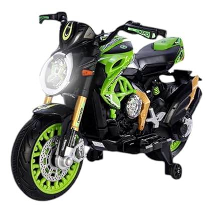 PATOYS Ride-ON Bike, Big Ben 10 Themed Toy for Kids, 12V Battery, 15000 RPM Motor, Unisex, Children's Playtime - T-Rex the toyland Sitamarhi