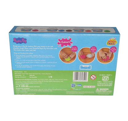 Peppa Pig dough tubs set with six colorful tubs for creative and fun dough play