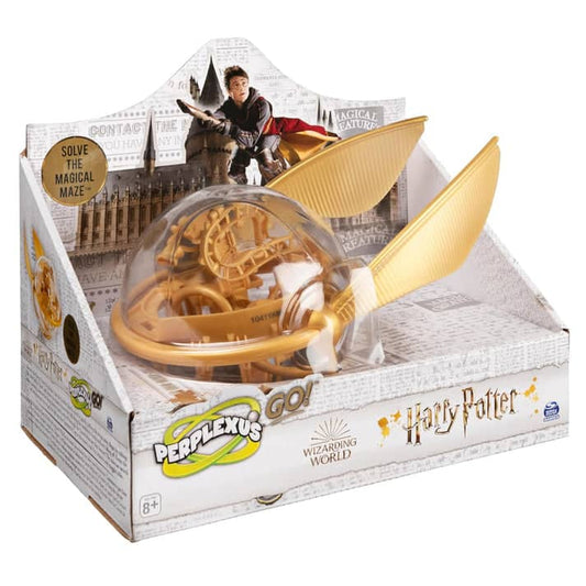 Golden Harry Potter Perplexus Maze Game with a magical design for ages 8 and up
