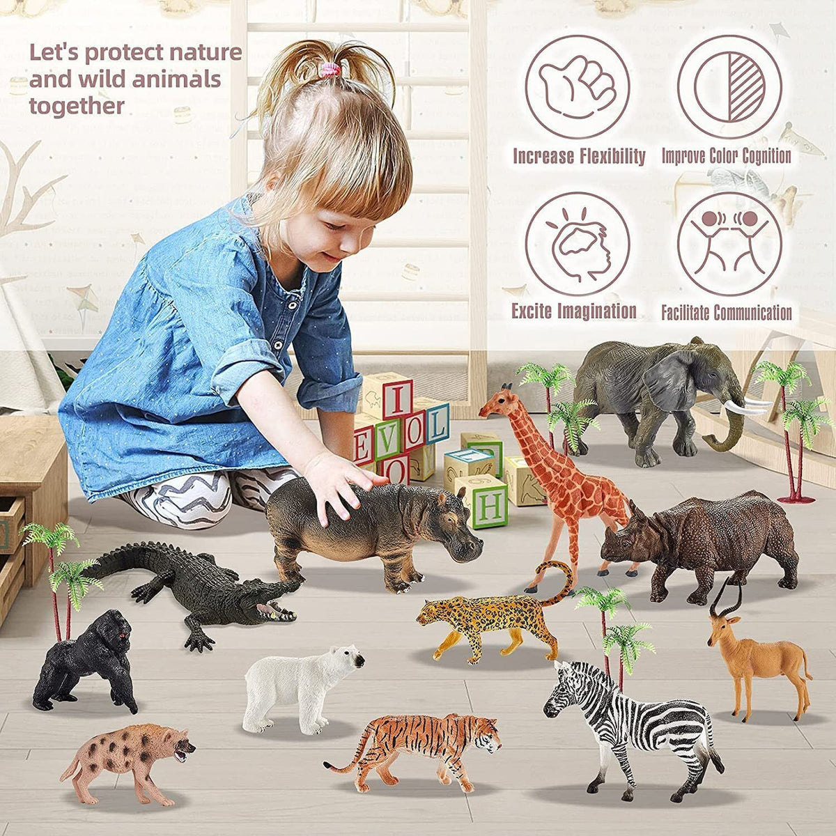 Colorful plush animal toys for kids to inspire imagination and promote playtime learning
