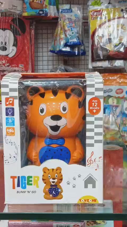Toyzone Tiger Bump and Go Toy for Toddlers