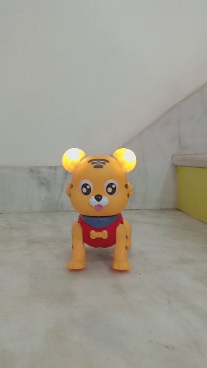 Lumo Musical Jumping Tiger Toy for Kids with Songs