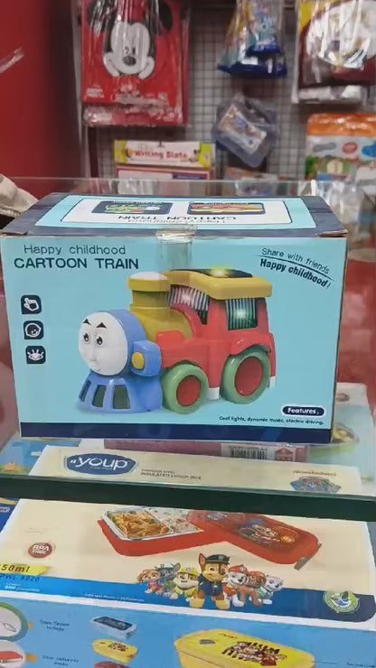Happy Childhood Cartoon Train