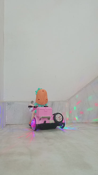 T-Rex Battery Operated Stunt Tricycle Toy - Musical