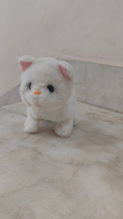 Casper Walking Cat Walks, Meows, Wags its Tail, Fun & Realistic Toy for Kids