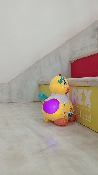 LUMO Battery Operated Hen Toy for Kids - Musical Fun