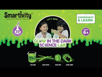 Smartivity Glow in the Dark Science Kit for Kids - 20 Experiments