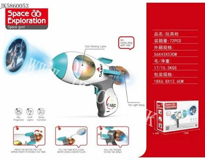 Aerospace Sound & Light Spray Toy Gun for Kids – Flashing Lights, Realistic Sounds, Water Mist Effect – Ideal for Boys & Girls Ages 3+