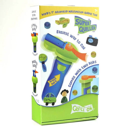 Quill On - Super Quiller - Automated Multifunction Quilling Tool - Blue - T-Rex the toyland Sitamarhi