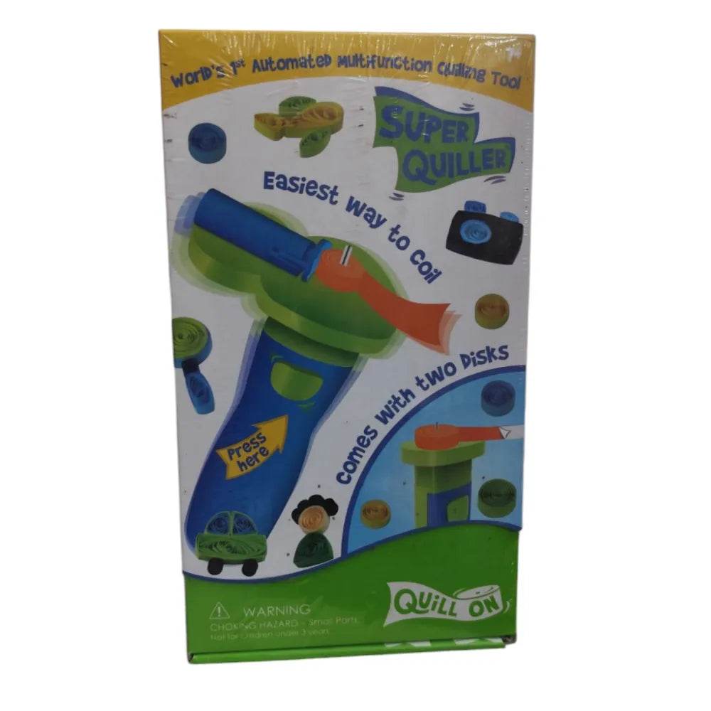 Quill On - Super Quiller - Automated Multifunction Quilling Tool - Blue - T-Rex the toyland Sitamarhi