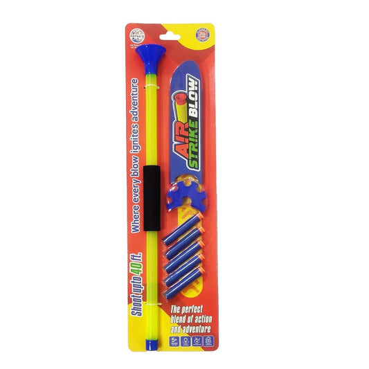 Ratna's Air Strike Blow 10 Soft Foam Bullets Darts Shoots Upto 40 Feet for Indoor & Outdoor Fun Toys for Kids - T-Rex the toyland Sitamarhi