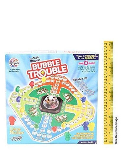 Bubble Trouble board game for kids by T-Rex the toyland Sitamarhi with colorful game pieces and dice roller