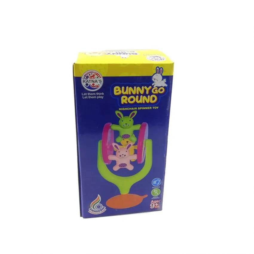 Bunny merry go round toy for kids by T-Rex the toyland Sitamarhi with colorful bunnies and spinner design