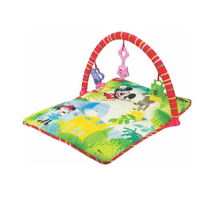 Ratna's Disney Baby Play Gym Mickey Mouse with Waterproof Soft Cozy matt Size 28 x 20 inches & Cute Hanging Toys for Infants (Multicolour) - T-Rex the toyland Sitamarhi