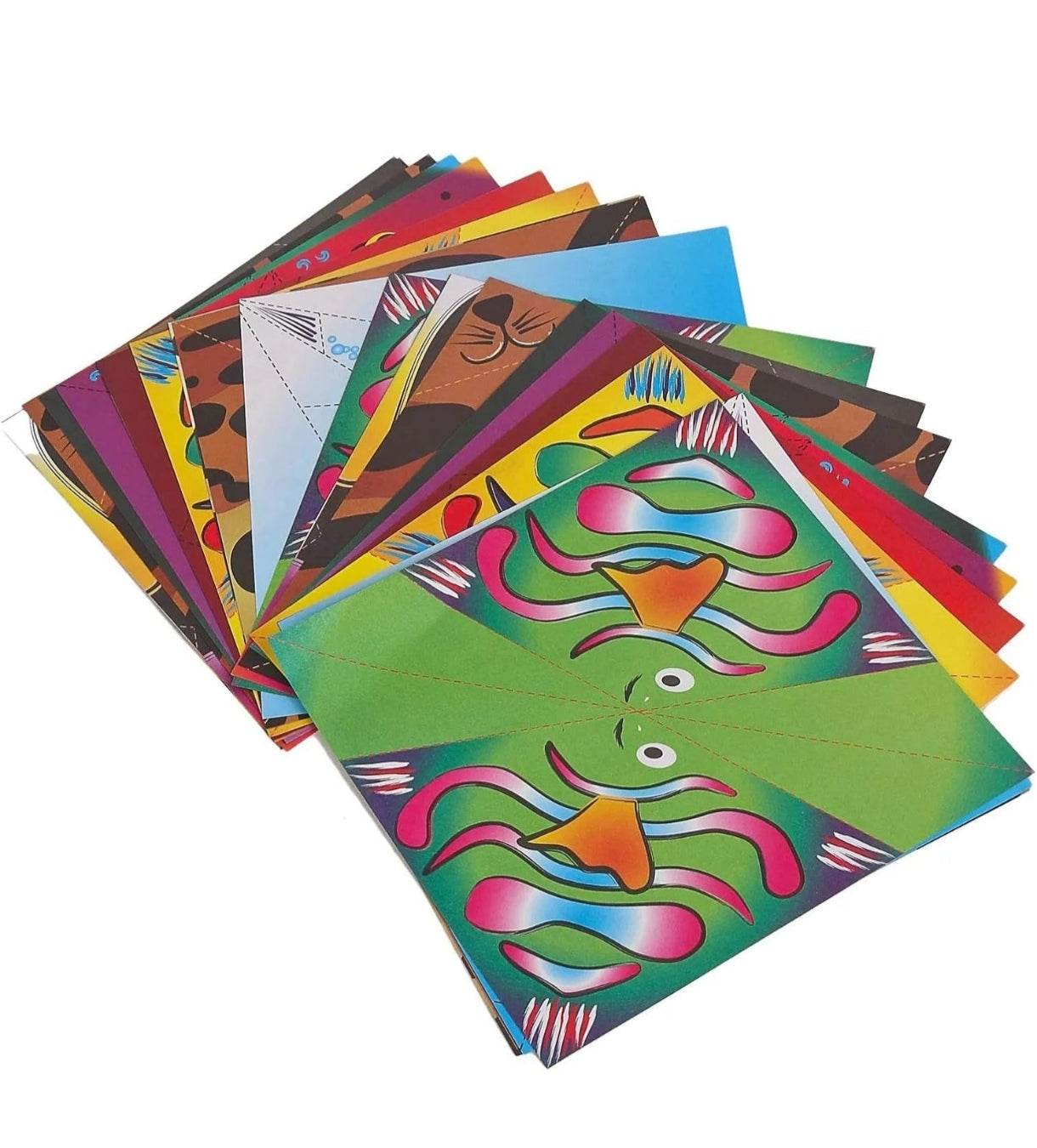 RATNA'S DIY Origami Animals. Origami Sheets Included Inside.Create Your OWN Jungle with The Help of Origami (Multicolor) - T-Rex the toyland Sitamarhi