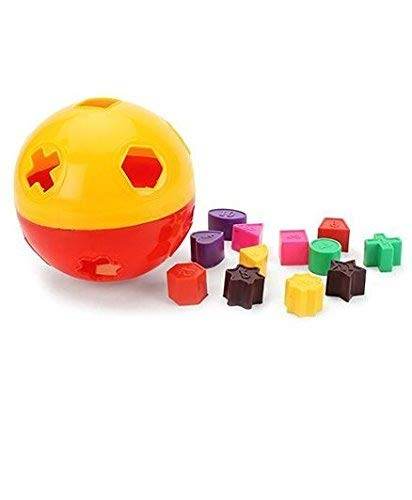 Ratna's Educational Puzzle Ball for Kids 2 in 1. Let Them Learn time with Shapes,Multicolor&Ratna's Educational Nursery Cube for Kids. 6 Wildlife Animal Moulds - T-Rex the toyland Sitamarhi
