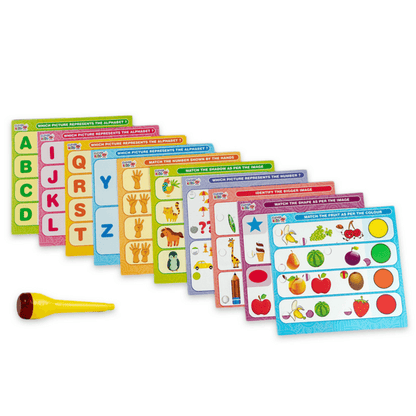 RATNA'S Intellikids Phonics A Perfect Electro Game. 10 Double Sided Printed Cards. If it Lights its Right. A Fun Way to Learn Phonics - T-Rex the toyland Sitamarhi