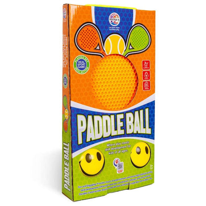 Ratna's Paddle Ball Classic Outdoor Game with 2 Racquets & 2 Soft Balls for Kids 3+ Years - T-Rex the toyland Sitamarhi