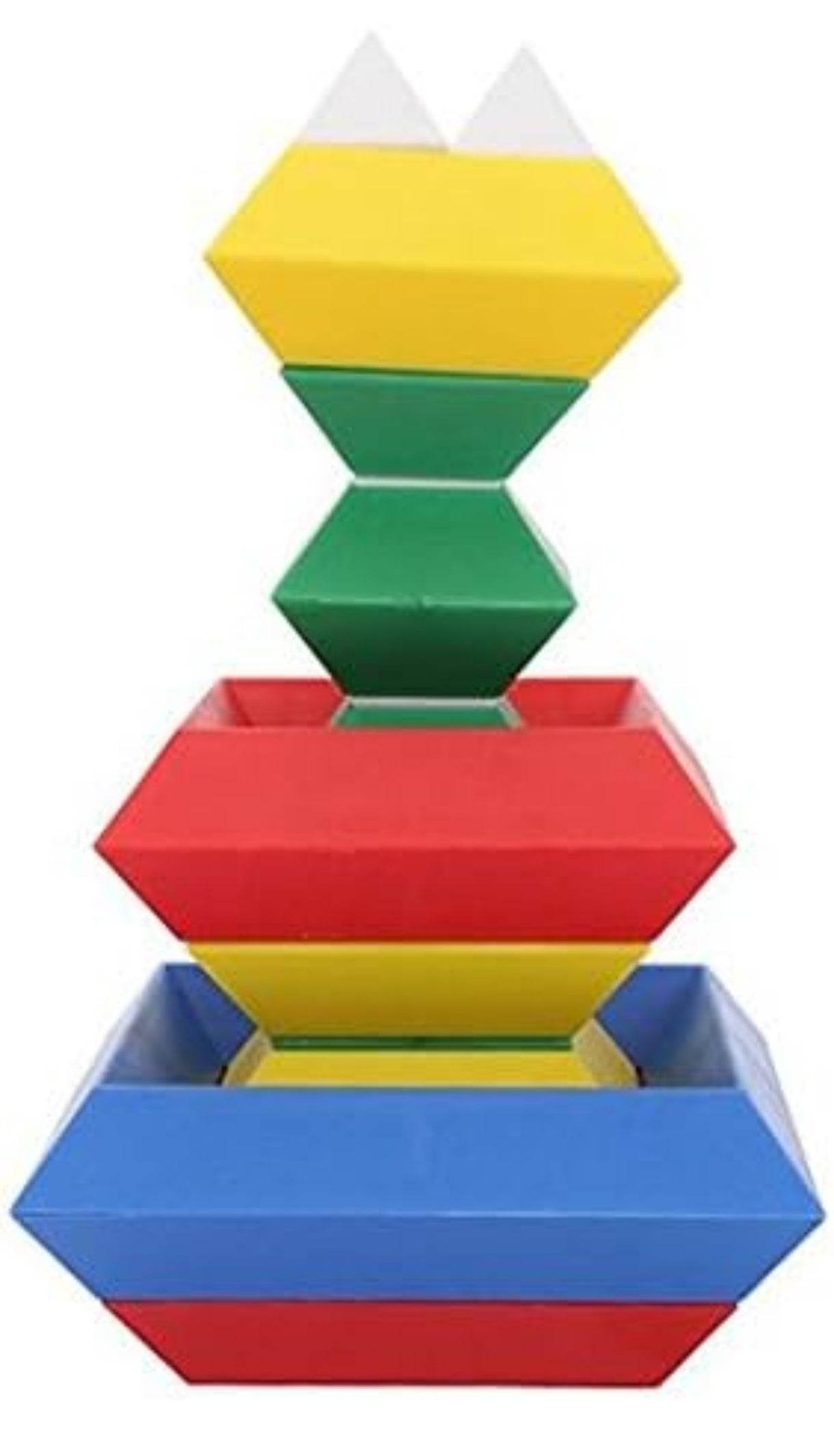 Ratna's Pyramid Blocks for Kids. Help Your Child Develop Imagination and Cognitive Skills. - T-Rex the toyland Sitamarhi