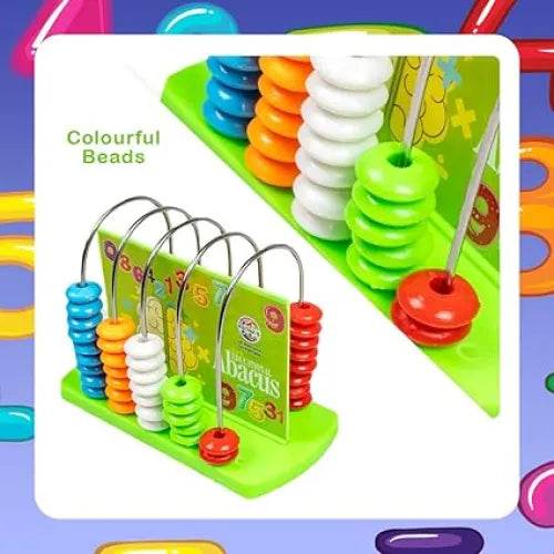 Ratna's Ratnas Educational Abacus Junior for Kids to Learn to Count, Add & Subtract with Colourful Beads - T-Rex the toyland Sitamarhi