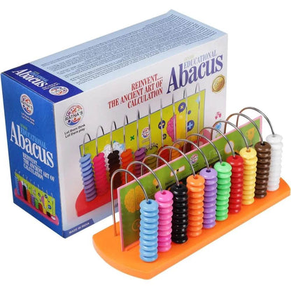 Ratna's Ratnas Educational Abacus Junior for Kids to Learn to Count, Add & Subtract with Colourful Beads - T-Rex the toyland Sitamarhi