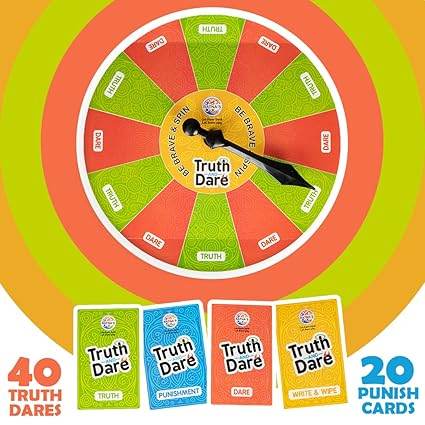 Ratna's Truth & Dare Party Board Game Picnic Family Games for Kids & Adults - T-Rex the toyland Sitamarhi