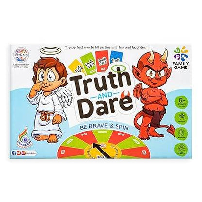 Ratna's Truth & Dare Party Board Game Picnic Family Games for Kids & Adults - T-Rex the toyland Sitamarhi