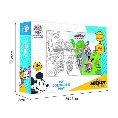 Disney Mickey and Friends washable reusable coloring mat in 40 by 27 inches for kids 3 years and up